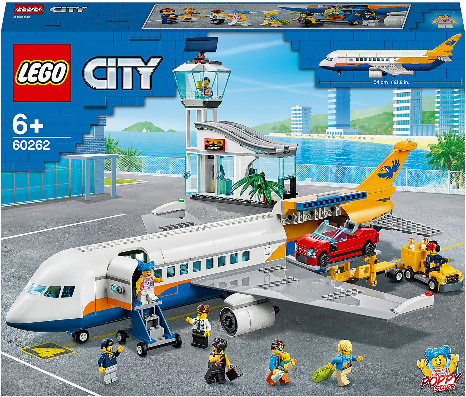 Lego City: Airport Passenger Airplane & Terminal Toy (60262)