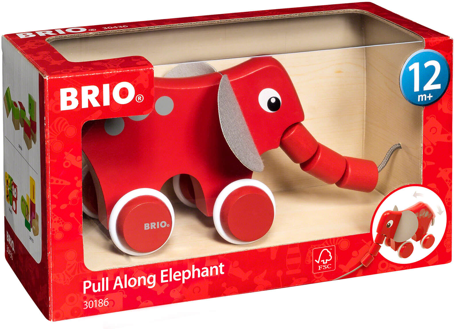 Brio Pull Along Elephant