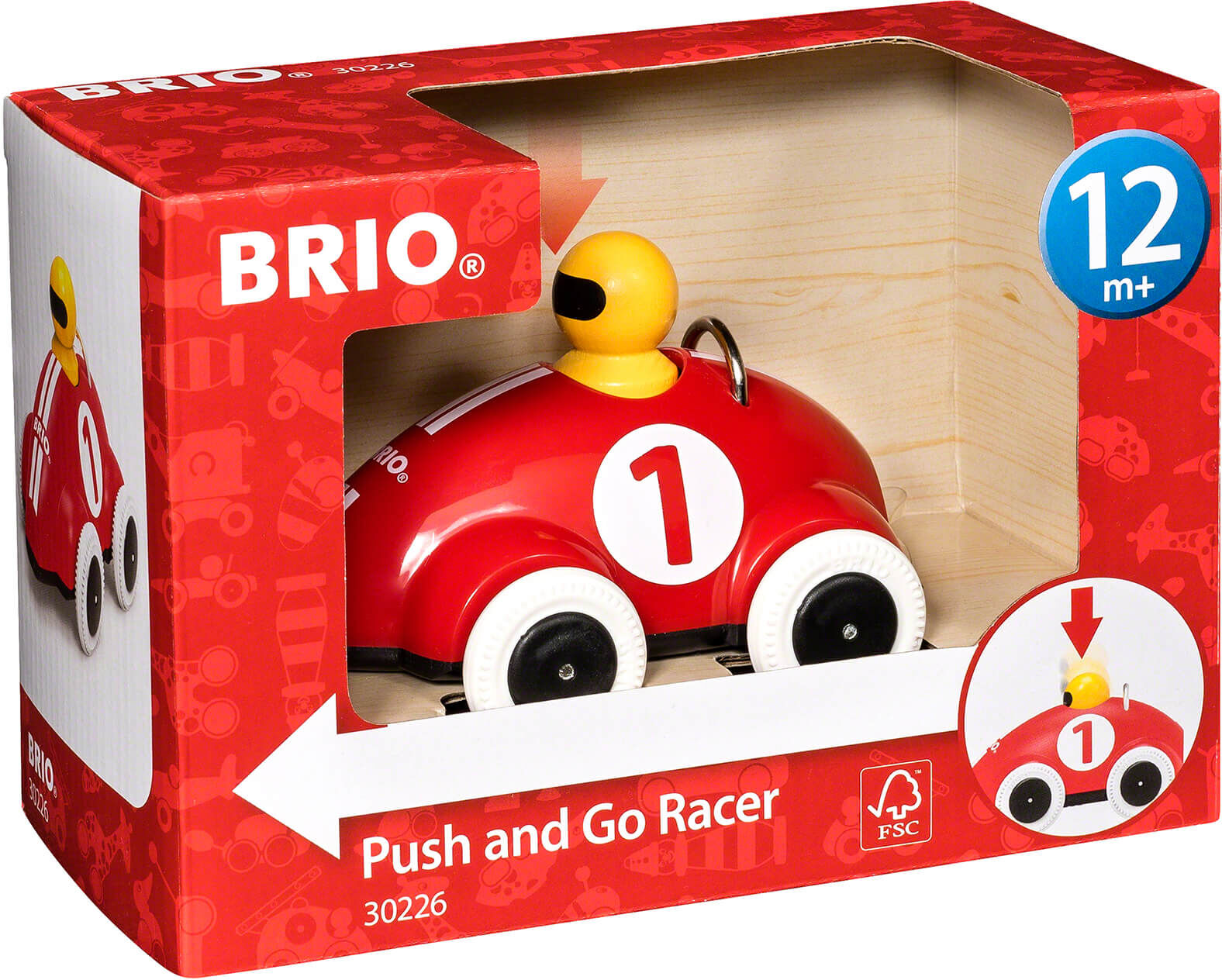 Brio Push & Go Racer