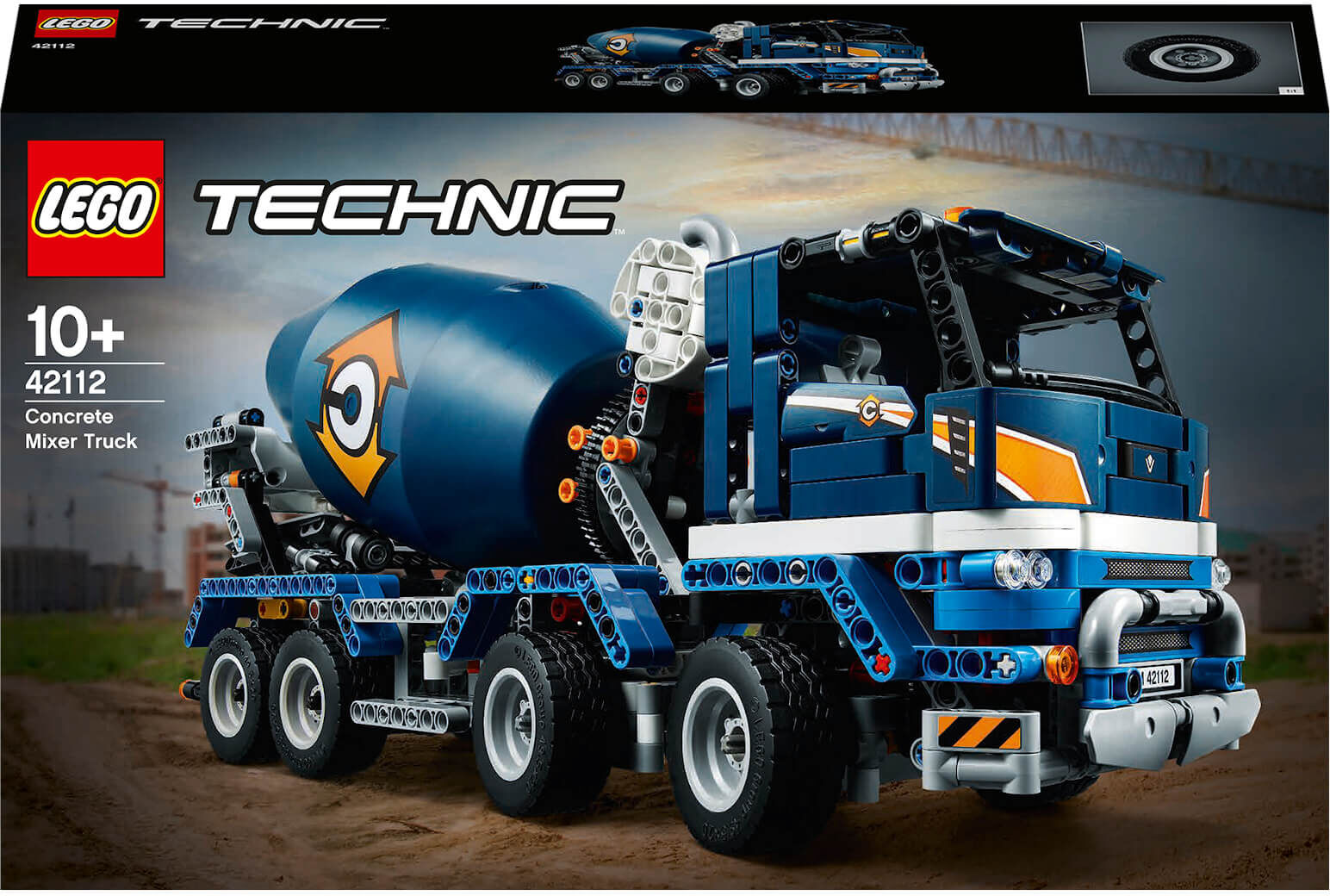 Lego Technic: Concrete Mixer Truck Toy Construction Set (42112)