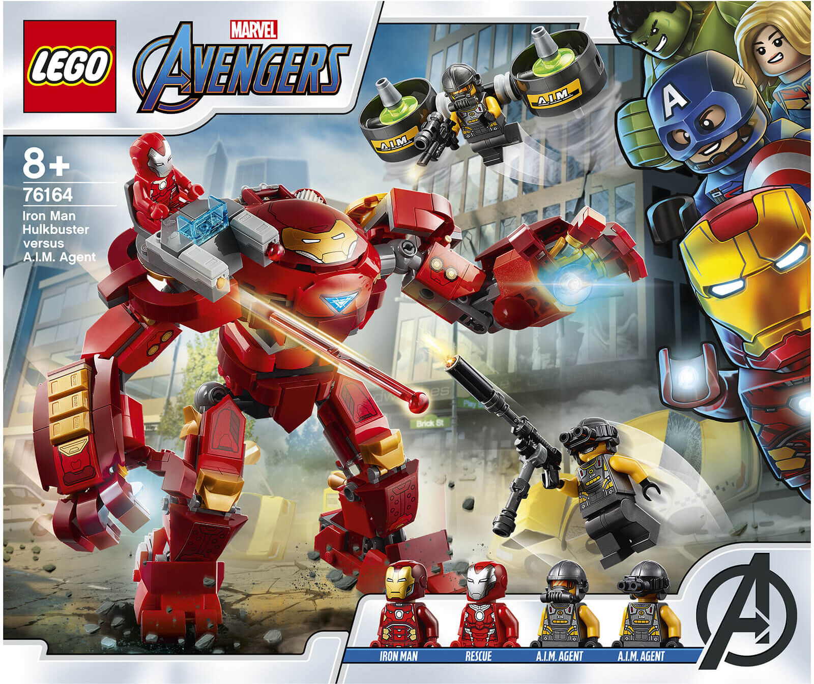 Lego Marvel Iron Man Hulkbuster vs. A.I.M. Agent Toy (76164) Lego Marvel Iron Man Hulkbuster vs. A.I.M. Agent Toy (76164)