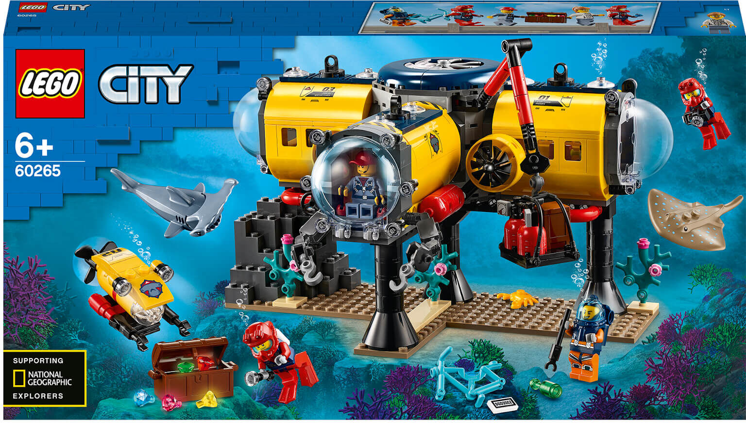 Lego City: Ocean Exploration Base Underwater Set (60265) Lego City: Ocean Exploration Base Underwater Set (60265)