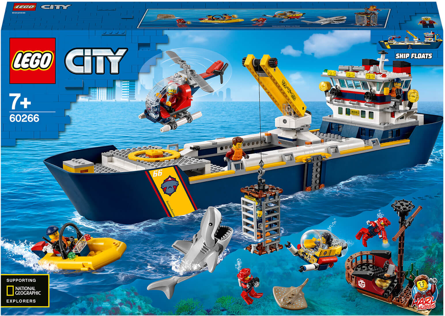 Lego City: Ocean Exploration Ship Floating Toy Boat (60266) Lego City: Ocean Exploration Ship Floating Toy Boat (60266)