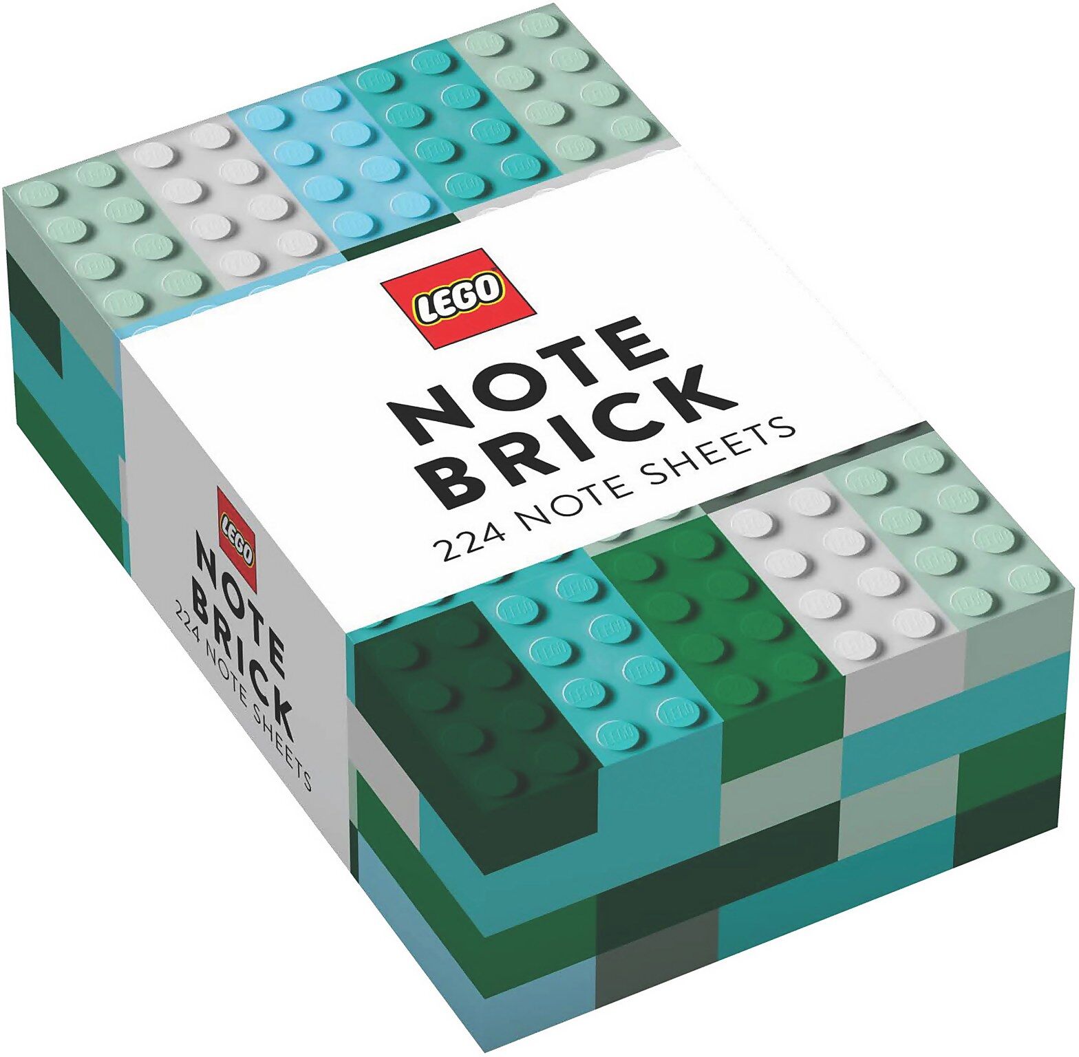 Abrams & Chronicles LEGO Note Brick - Blue/Green Abrams & Chronicles LEGO Note Brick - Blue/Green