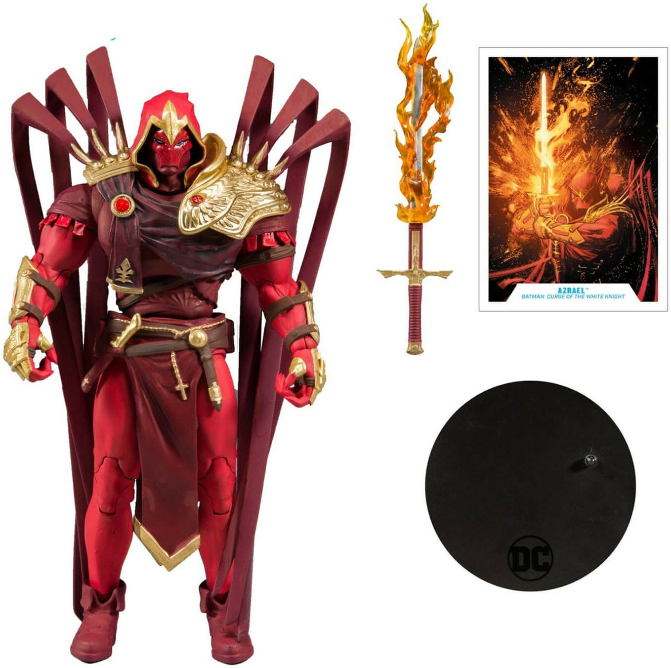 McFarlane DC Multiverse 7 Action Figure - White Knight - Azrael McFarlane DC Multiverse 7 Action Figure - White Knight - Azrael