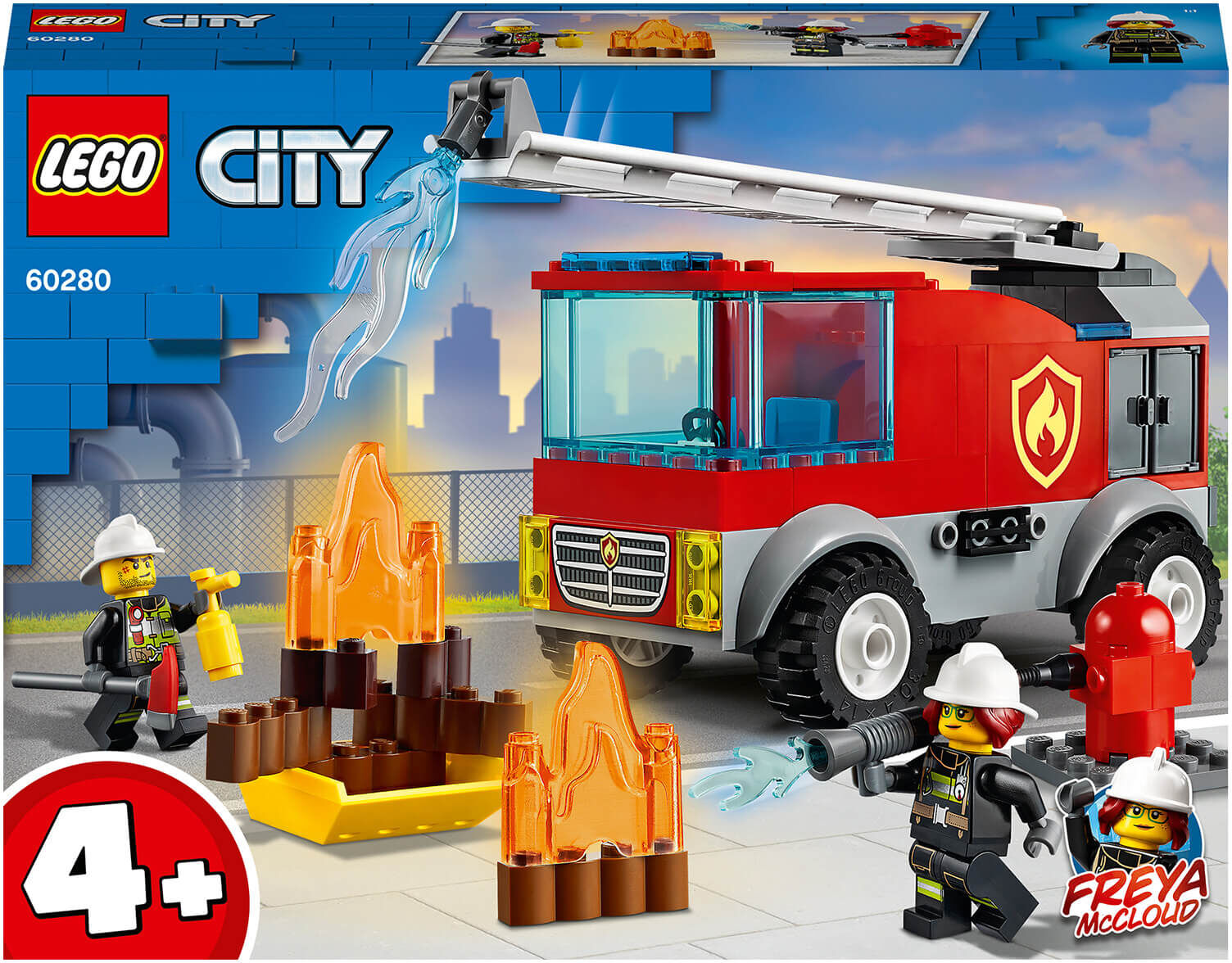 Lego City: Fire Ladder Truck Building Set (60280)