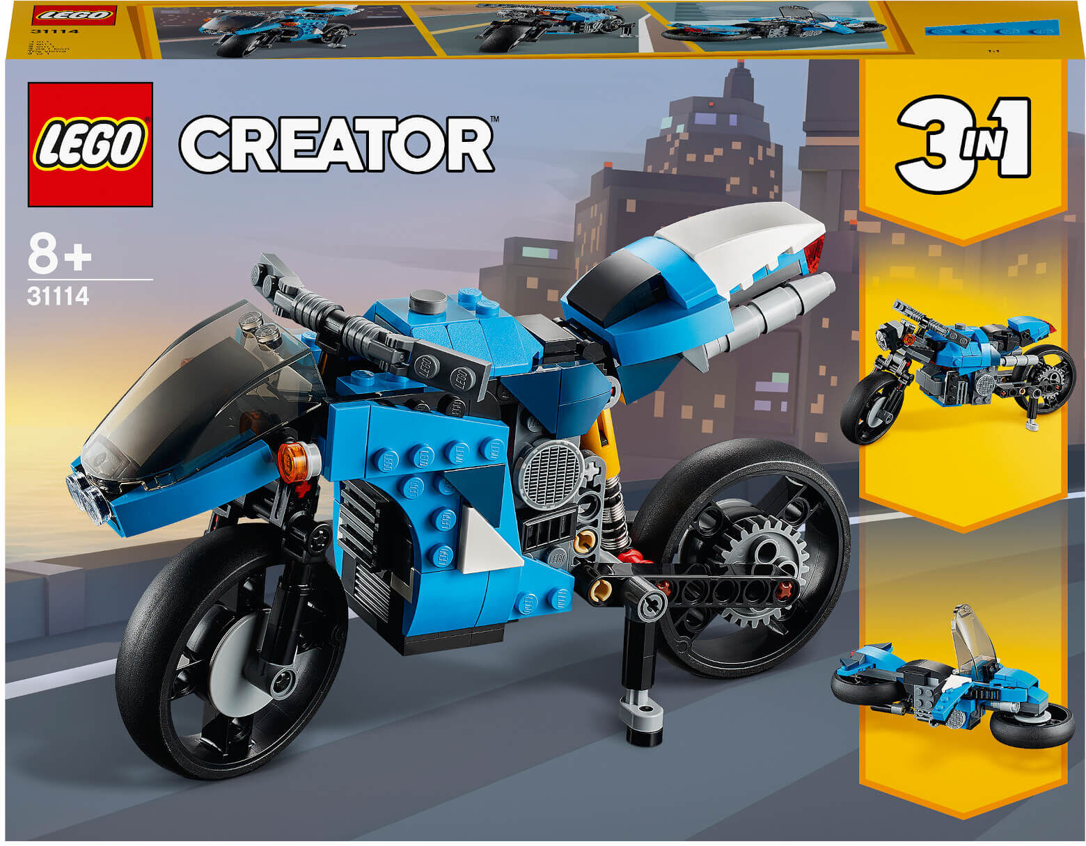 Lego Creator: 3 in 1 Superbike Building Set (31114)