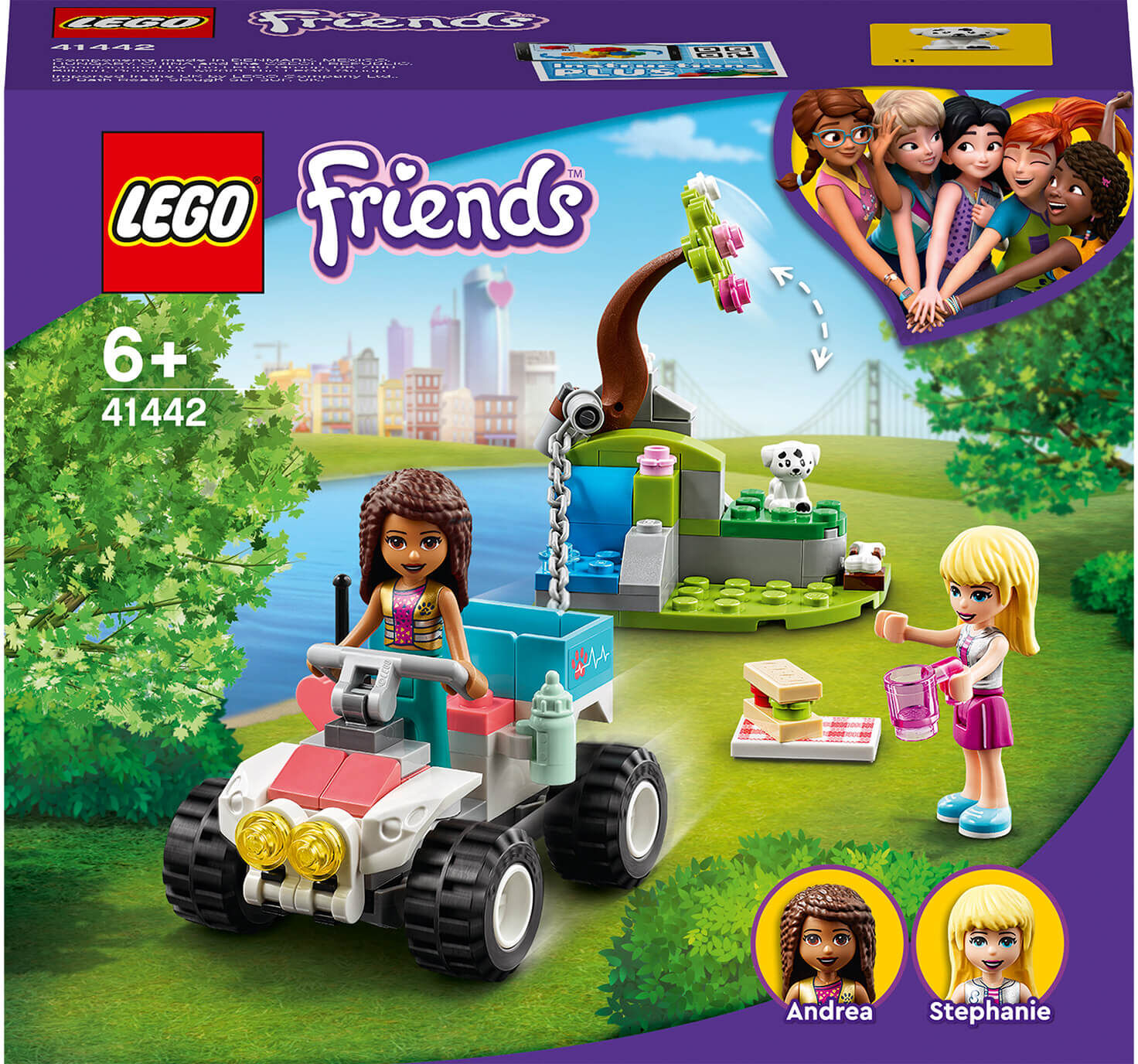 Lego Friends: Vet Clinic Rescue Buggy Quad Bike Playset (41442)