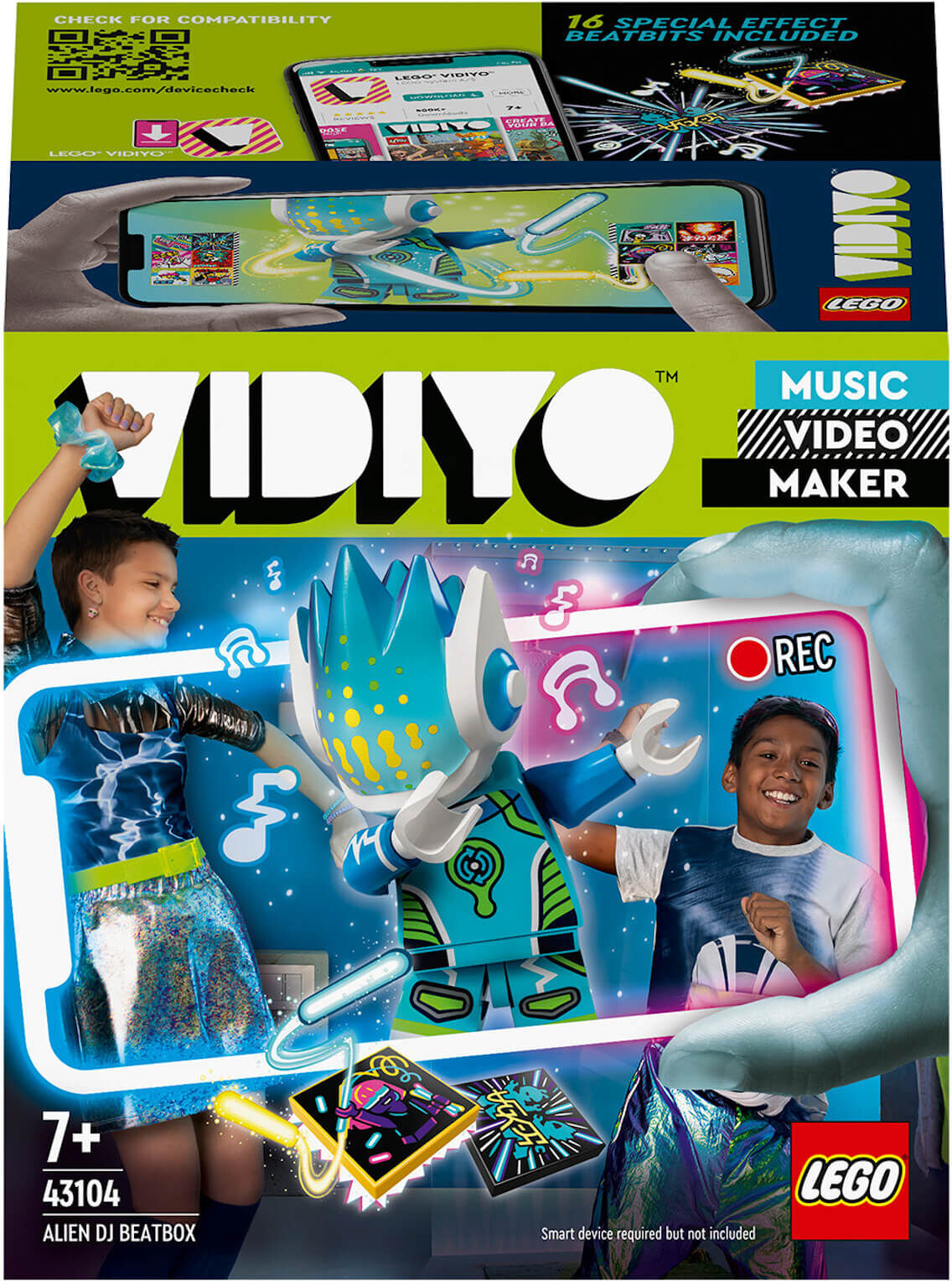 Lego VIDIYO Alien DJ BeatBox Music Video Maker Toy (43104)