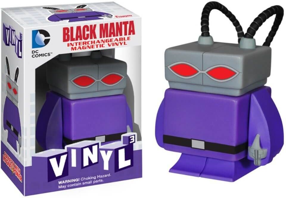 Black Manta DC Comics 3 Interchangeable Magnetic Vinyl Figure Black Manta DC Comics 3 Interchangeable Magnetic Vinyl Figure