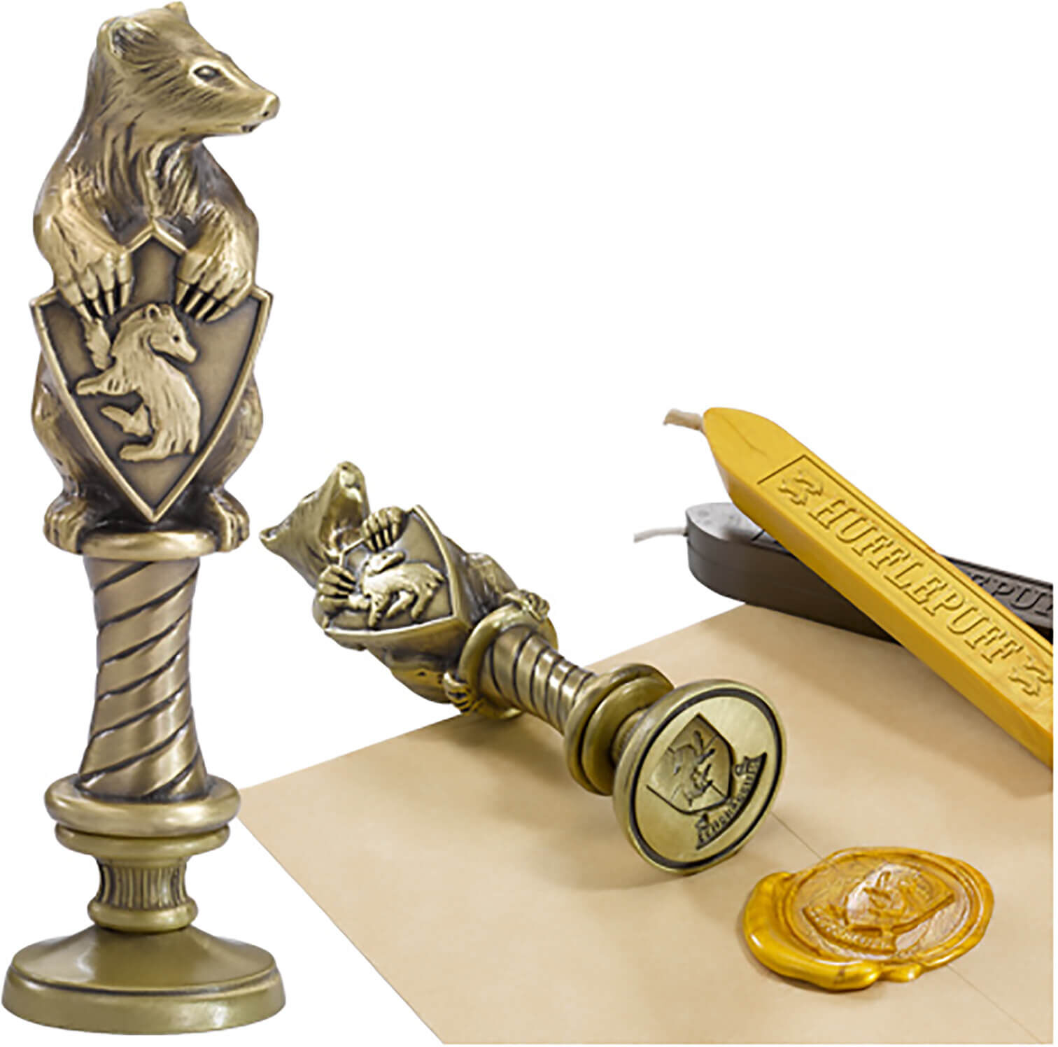 Noble Collection Harry Potter Hufflepuff Wax Seal Noble Collection Harry Potter Hufflepuff Wax Seal
