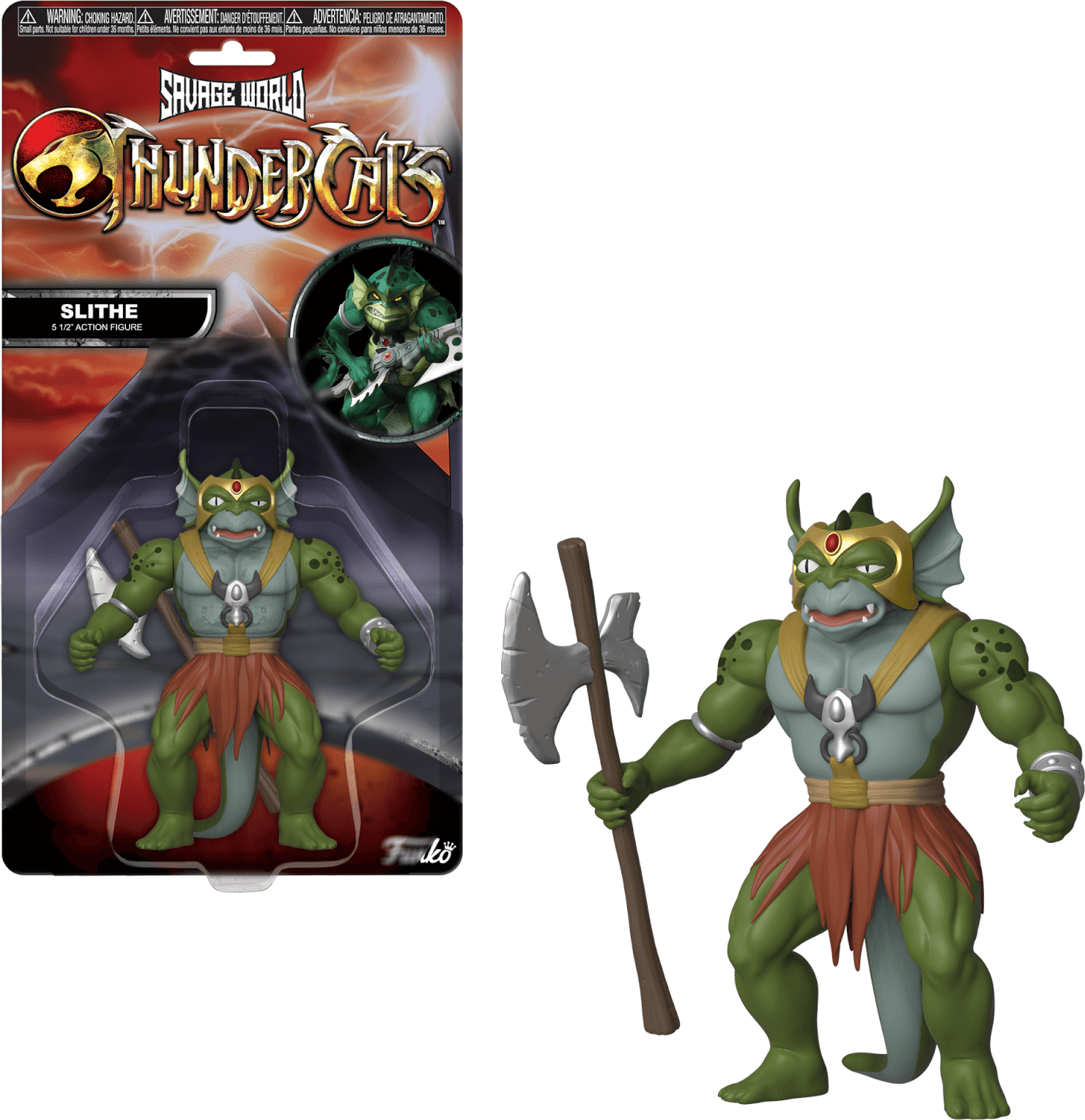 Action Figure Funko Savage World: Thundercats - Slithe Action Figure Action Figure Funko Savage World: Thundercats - Slithe Action Figure