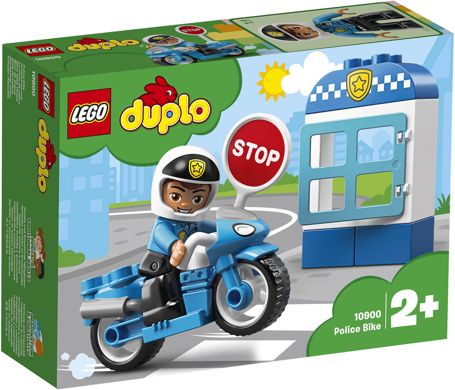 Lego DUPLO Town: Police Bike and Policeman Building Set (10900)