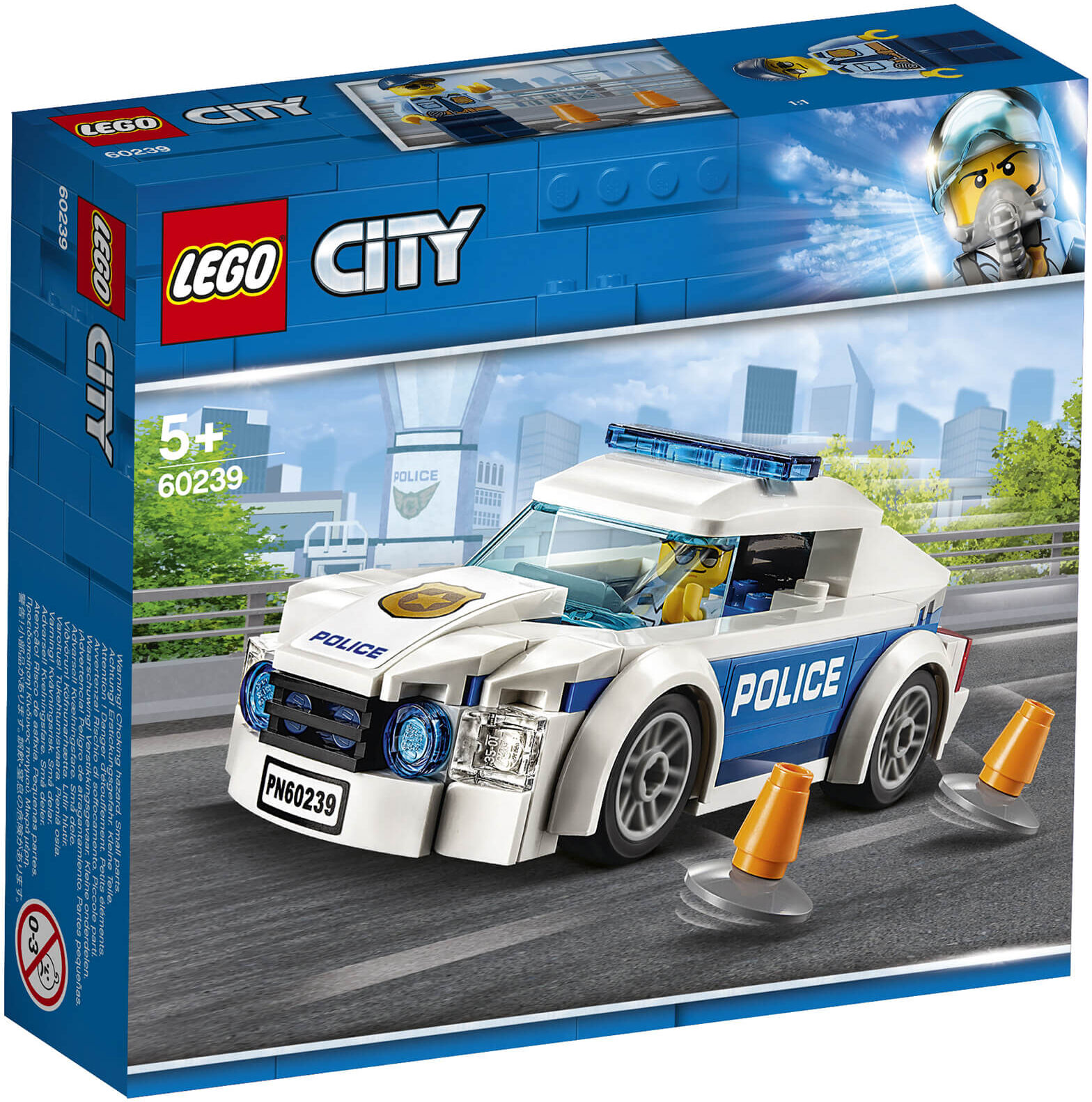 Lego City: Police Patrol Chase Car Toy with Policeman (60239) Lego City: Police Patrol Chase Car Toy with Policeman (60239)