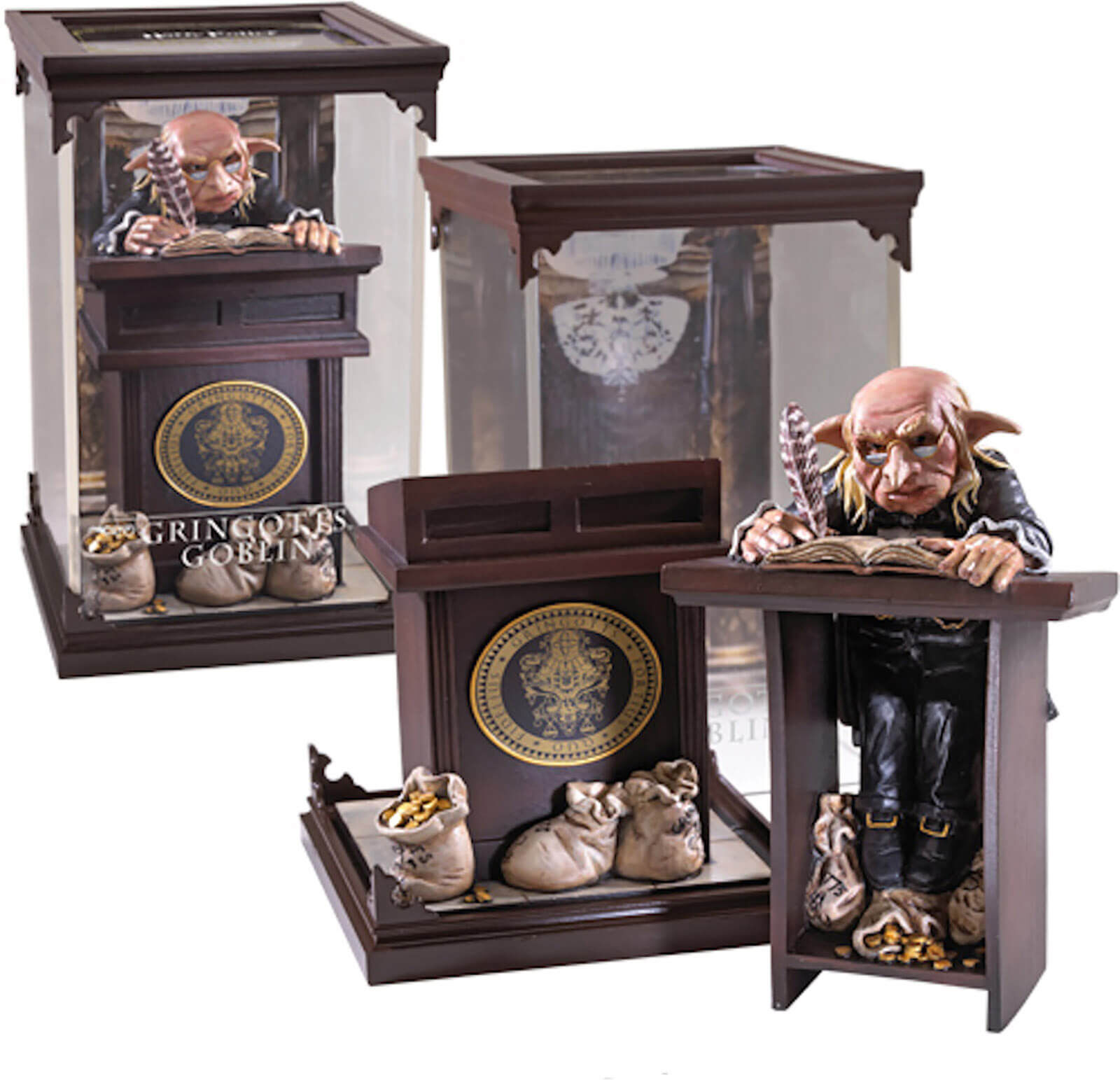 Noble Collection Harry Potter Magical Creatures Gringotts Goblin Scuplture Noble Collection Harry Potter Magical Creatures Gringotts Goblin Scuplture