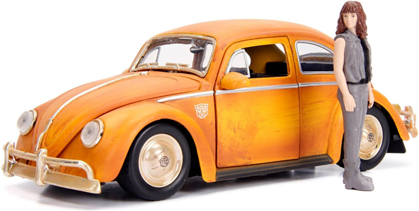 Jada Die Cast 1:24 Bumblebee VW Beetle with Figure Jada Die Cast 1:24 Bumblebee VW Beetle with Figure