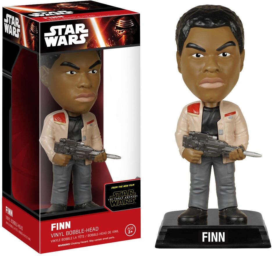 Wacky Wobbler Star Wars The Force Awakens Finn Wacky Wobbler Bobble Head Wacky Wobbler Star Wars The Force Awakens Finn Wacky Wobbler Bobble Head