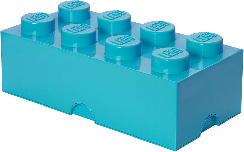 Room Copenhagen LEGO Storage Brick 8 - Medium Azur Room Copenhagen LEGO Storage Brick 8 - Medium Azur