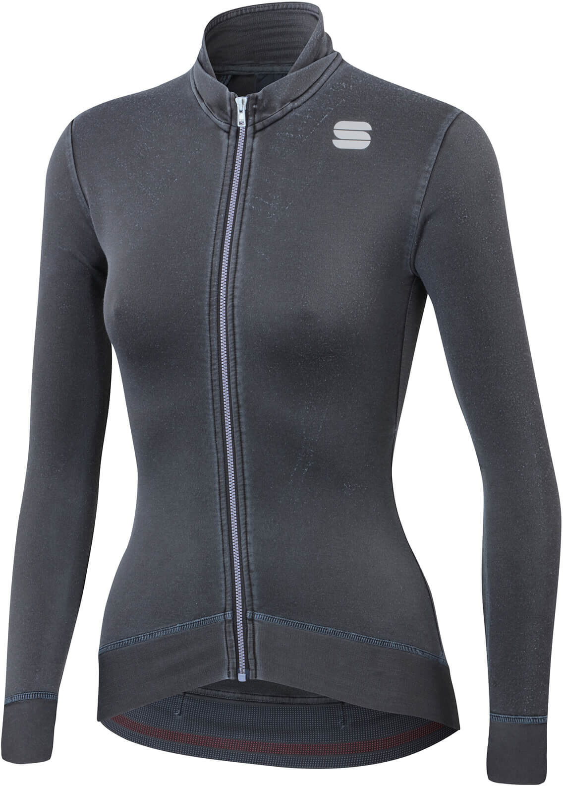 Sportful Women's Monocrom Thermal Jersey - S - Anthracite; female Sportful Women's Monocrom Thermal Jersey - S - Anthracite; female