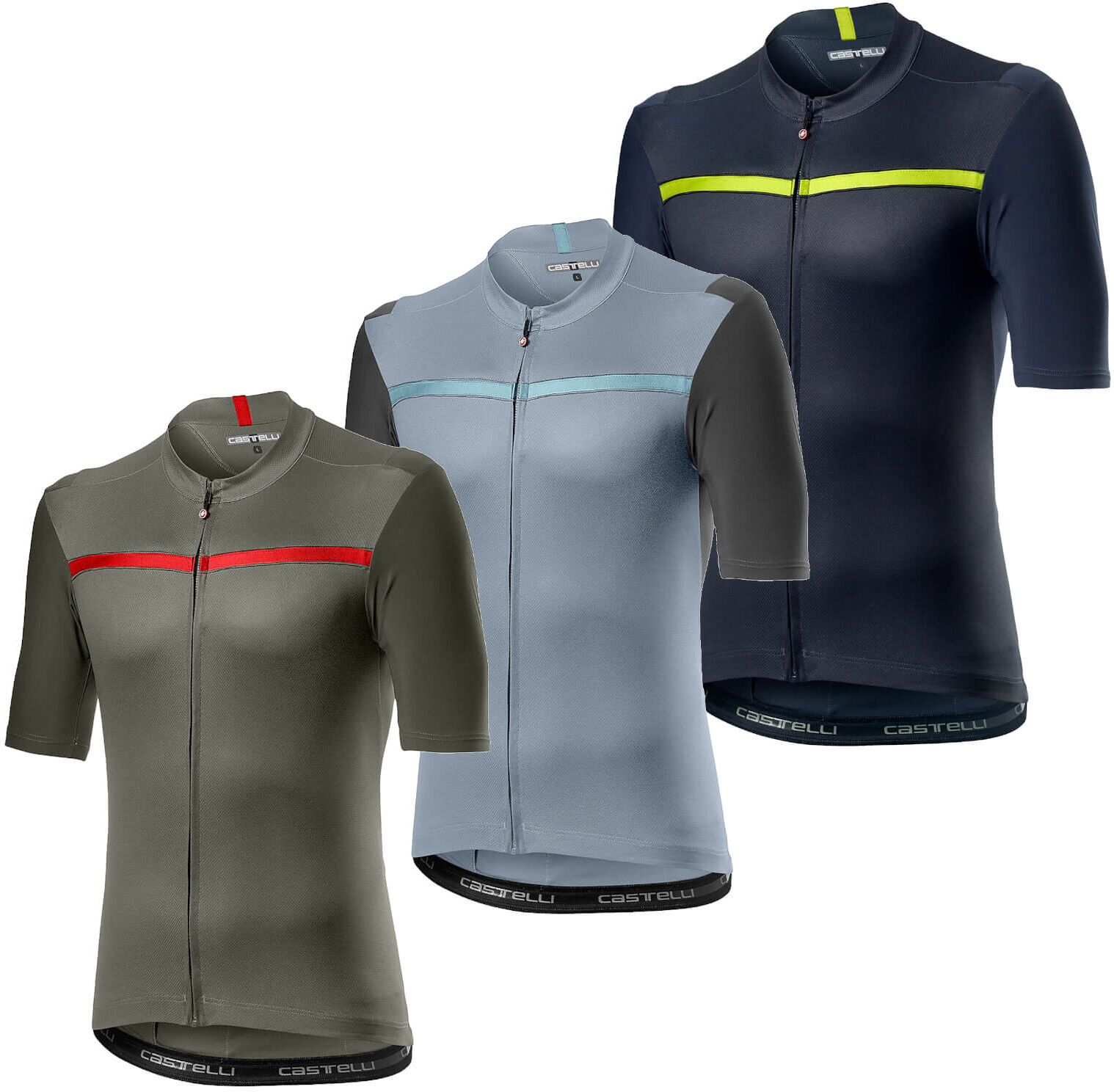 Castelli Unlimited Jersey - M - Vortex Gray; male Castelli Unlimited Jersey - M - Vortex Gray; male