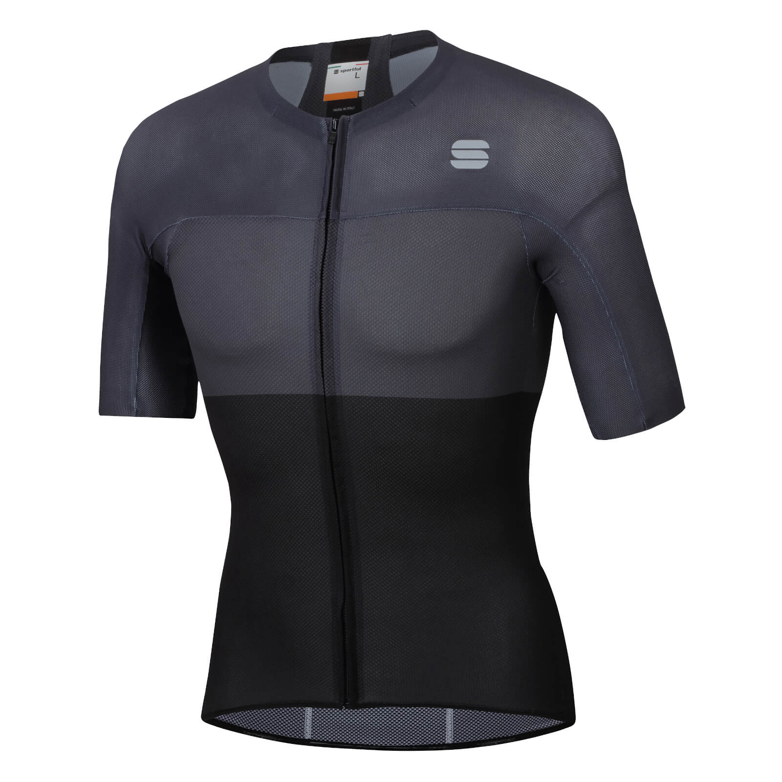 Sportful BodyFit Pro Light Jersey - L - Black/Anthracite; male