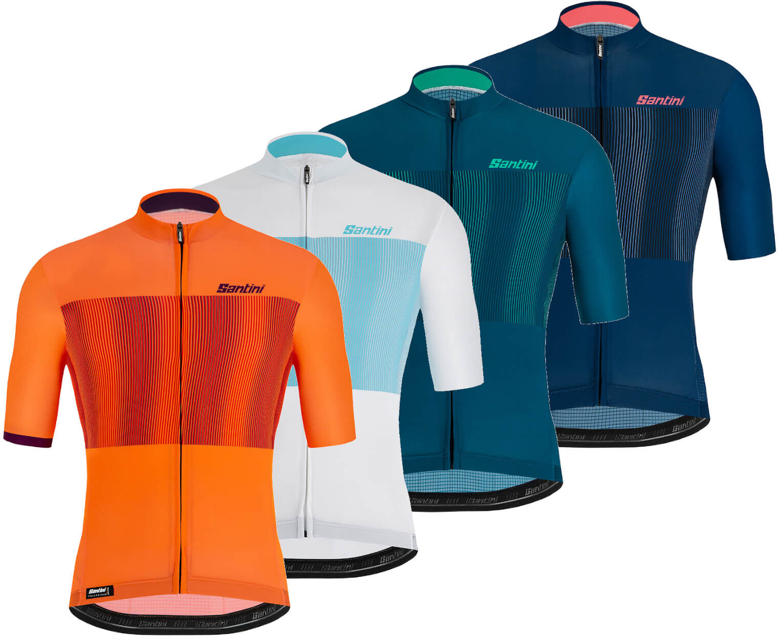 Santini Tono Flusso Jersey - XL - Teal; male Santini Tono Flusso Jersey - XL - Teal; male