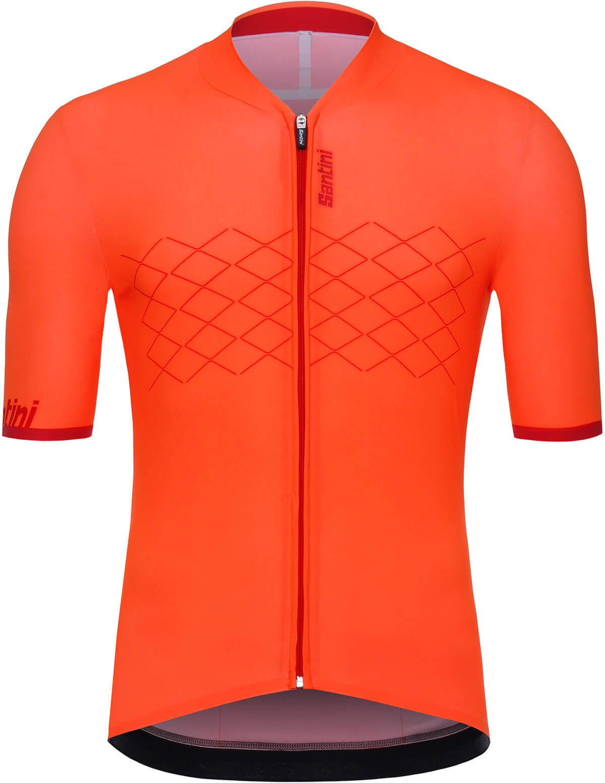Santini Redux Jersey - XXL - Flashy Orange; male Santini Redux Jersey - XXL - Flashy Orange; male