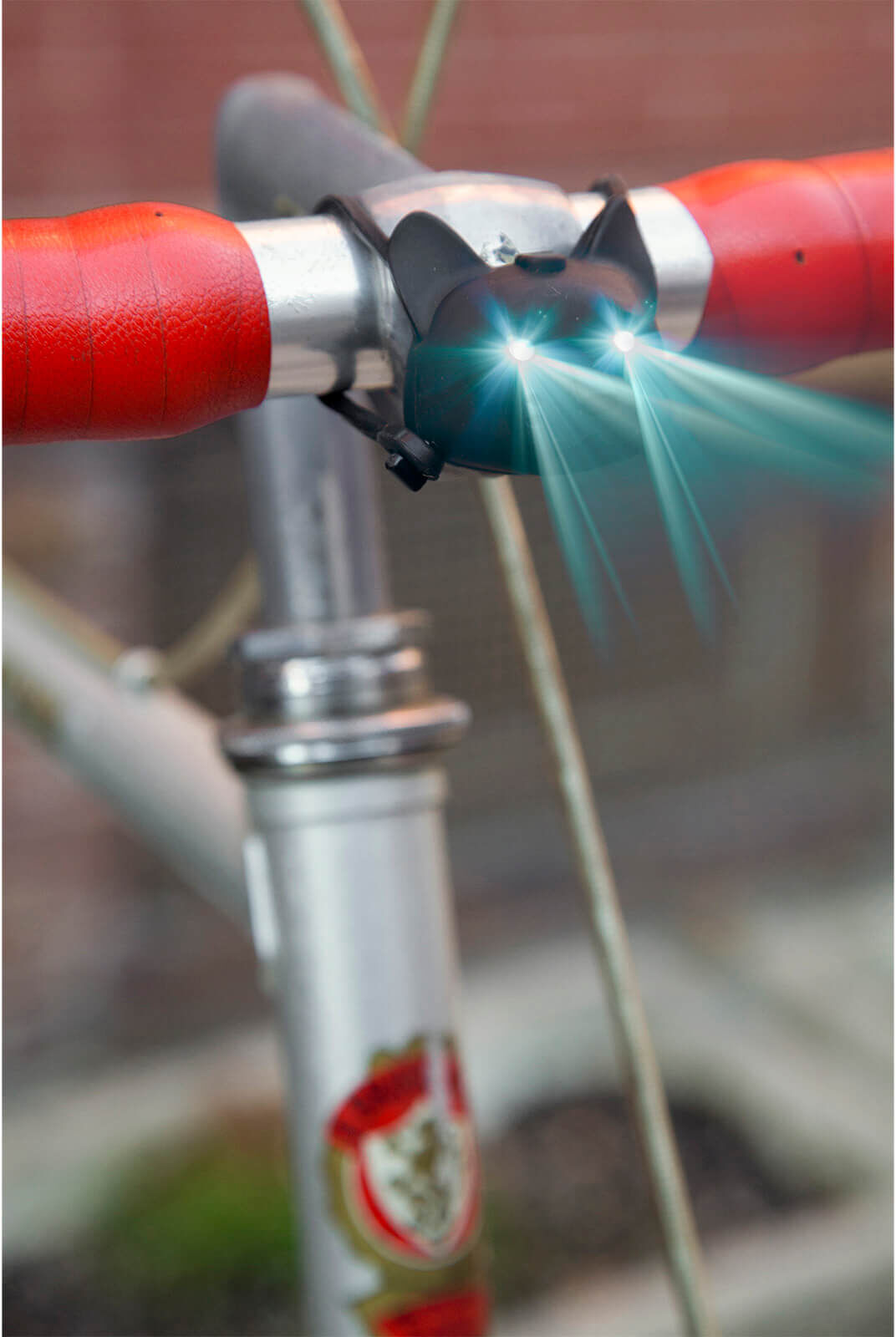 Kikkerland Bike Light Cat-unisex Kikkerland Bike Light Cat-unisex