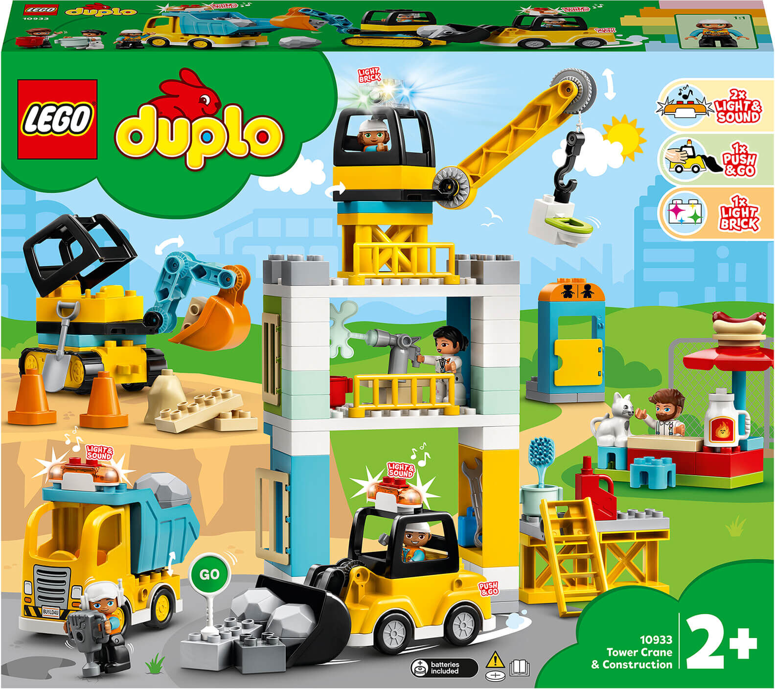 Lego DUPLO Tower Crane & Construction Vehicle Toys (10933)-unisex Lego DUPLO Tower Crane & Construction Vehicle Toys (10933)-unisex