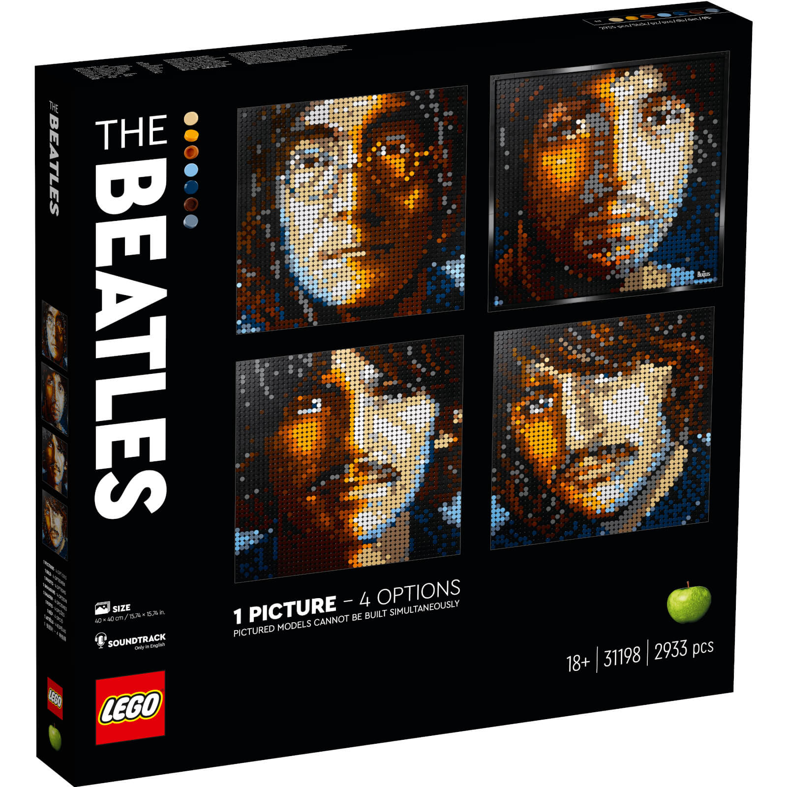 Lego Art The Beatles Set for Adults Wall Décor (31198)-unisex