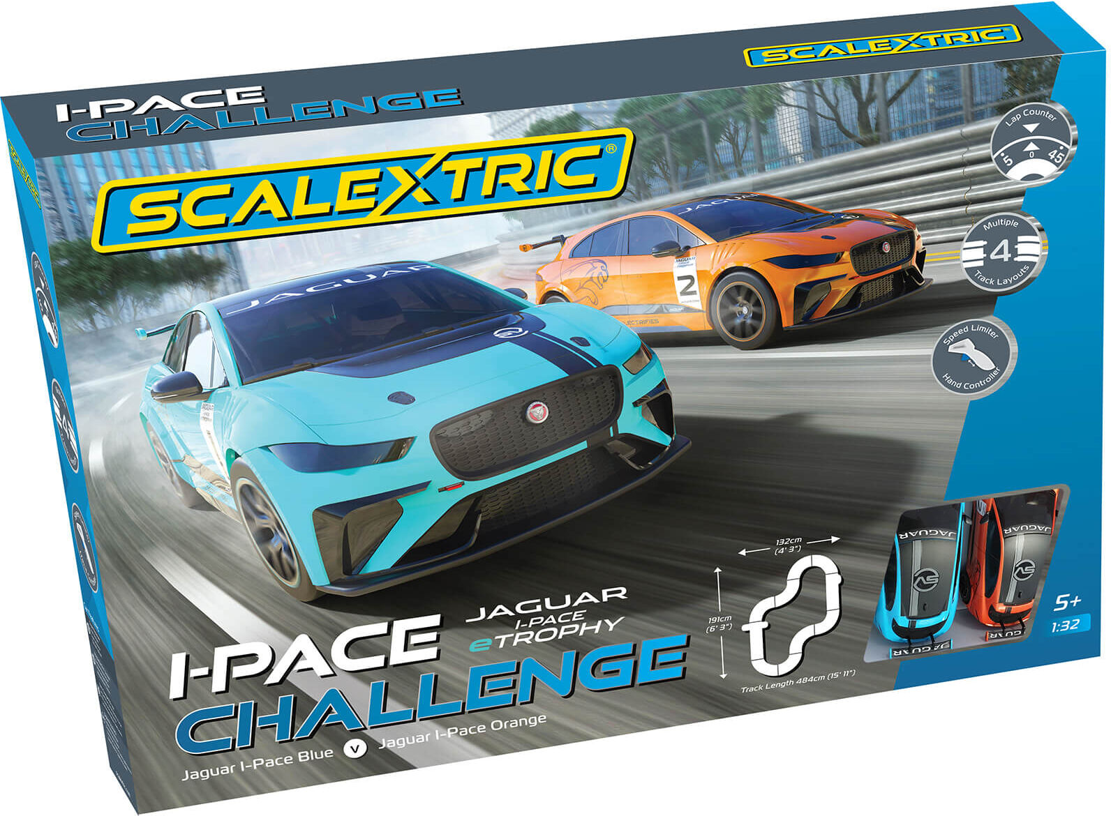 Scalextric I-Pace Challenge (2 x Jaguar I-Pace) Race Set-unisex Scalextric I-Pace Challenge (2 x Jaguar I-Pace) Race Set-unisex