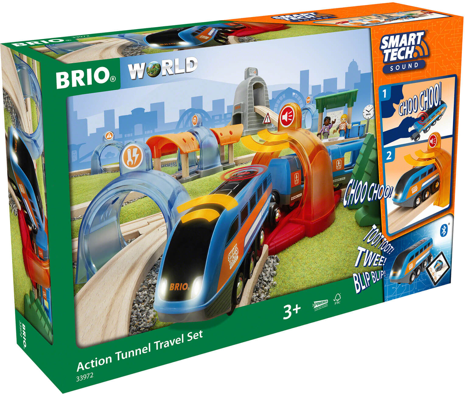 Brio Smart Tech Sound - Railway Action Tunnel Travel Set-unisex Brio Smart Tech Sound - Railway Action Tunnel Travel Set-unisex