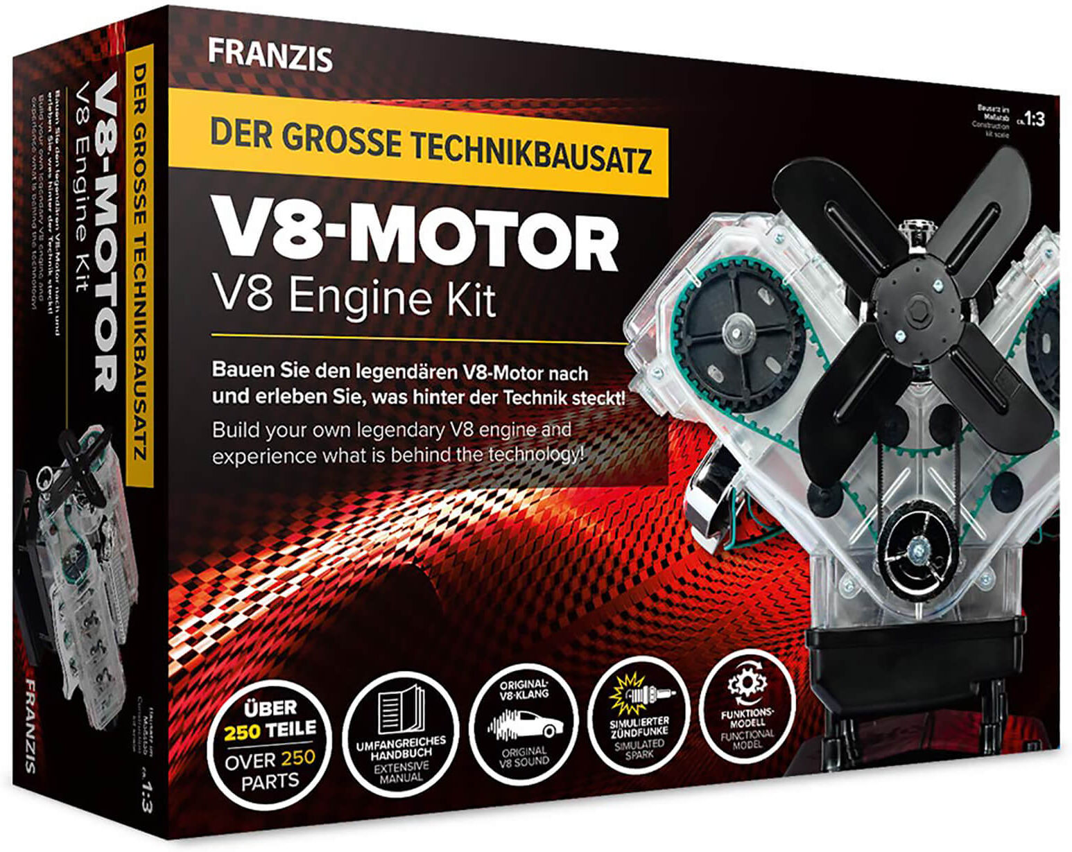 Franzis V8 Engine Kit- Franzis V8 Engine Kit-