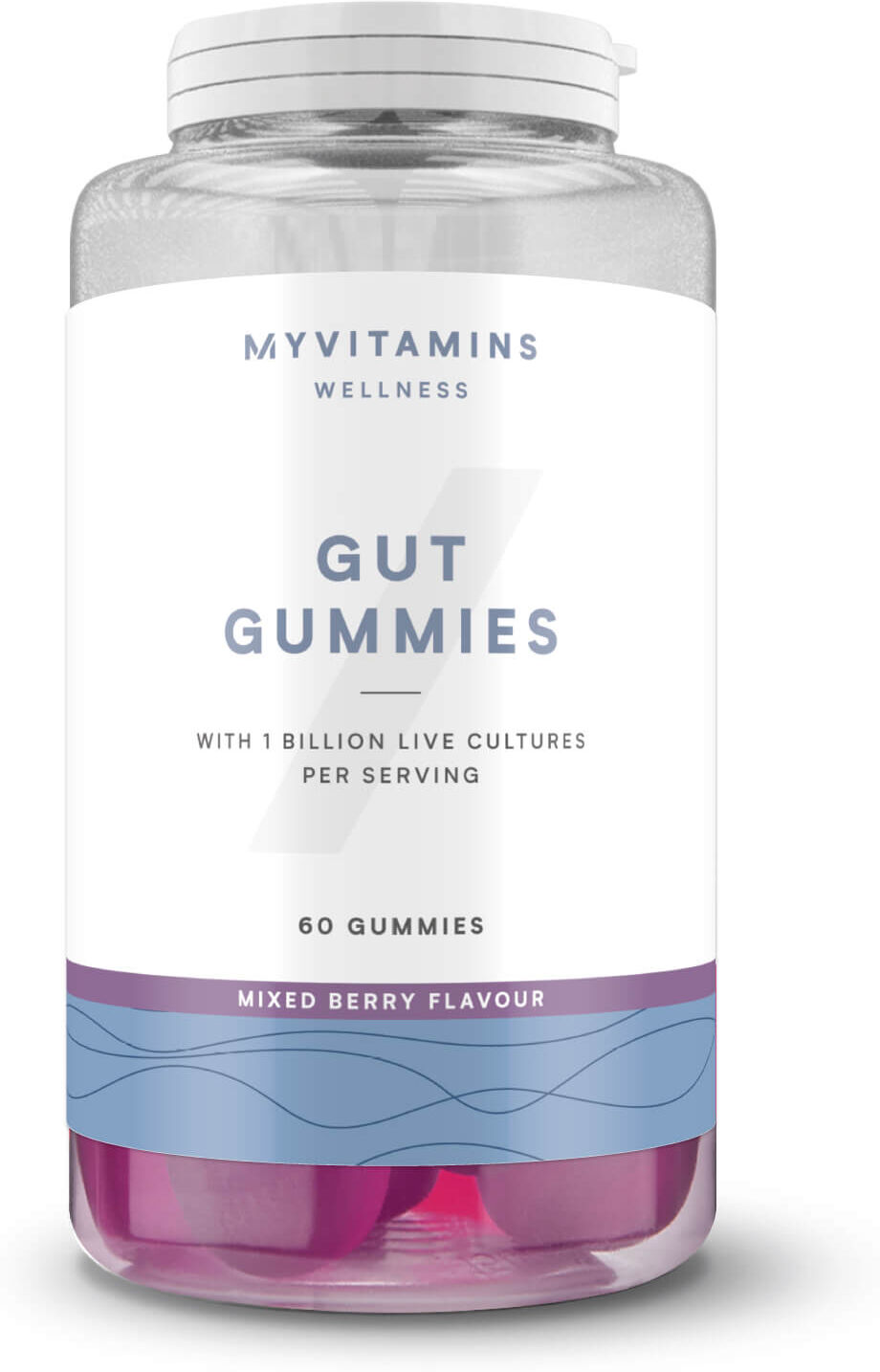 Myvitamins Gut Gummies - 60servings - Mixed Berry Myvitamins Gut Gummies - 60servings - Mixed Berry