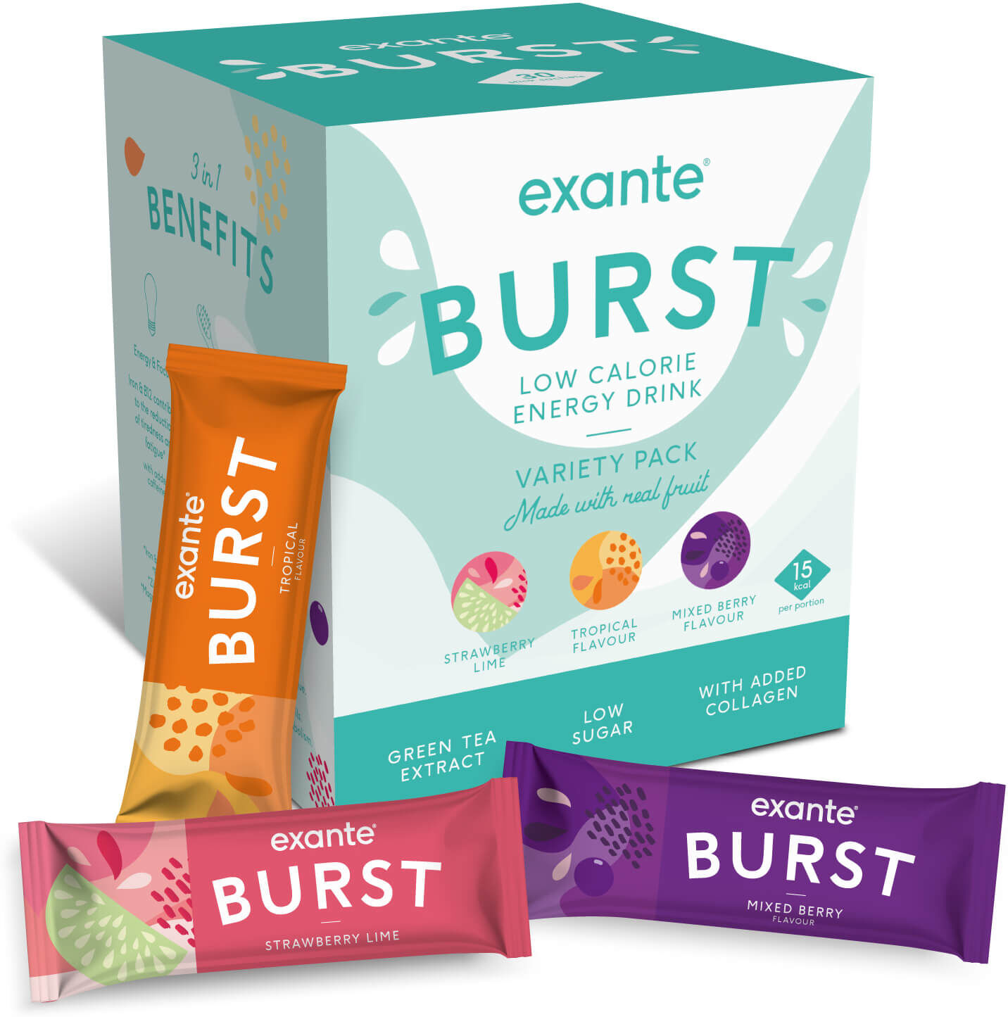 Exante Diet Variety Pack Burst Box of 30