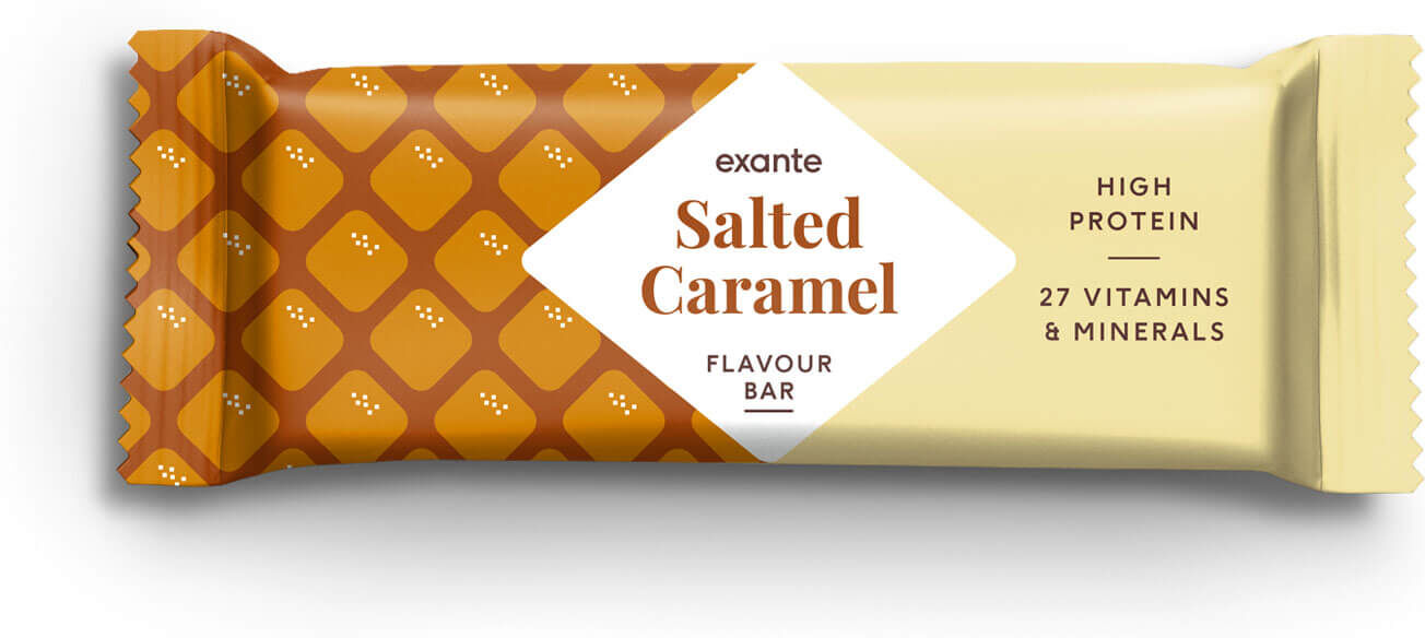 Exante Diet Meal Replacement Salted Caramel Bars - Box of 12