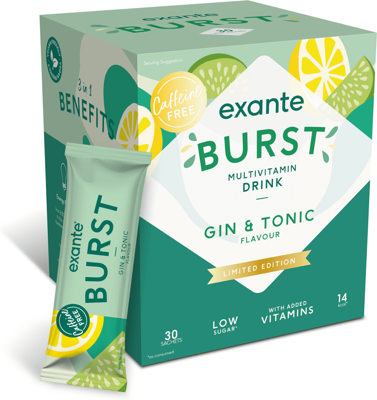 Exante Diet Limited Edition Gin & Tonic BURST Box of 30 Exante Diet Limited Edition Gin & Tonic BURST Box of 30