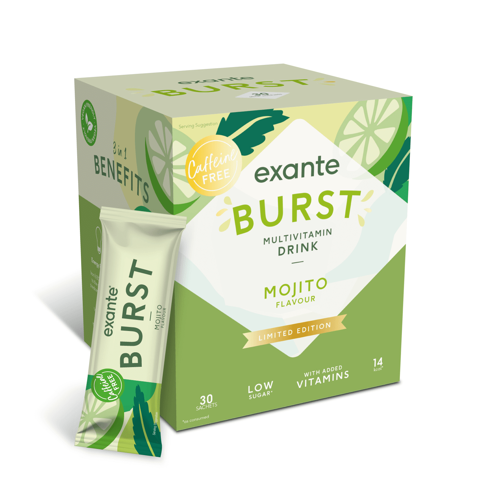 Exante Diet Limited Edition Mojito BURST Box of 30 Exante Diet Limited Edition Mojito BURST Box of 30