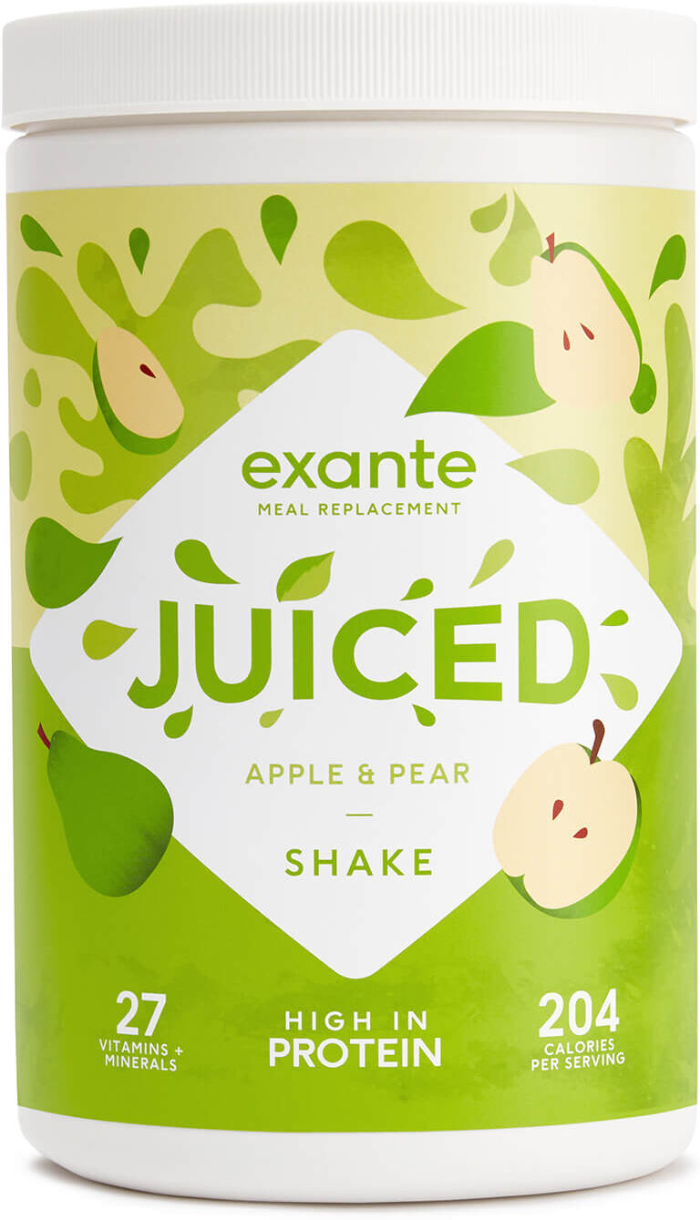 exante Diet Apple & Pear JUICED Meal Replacement Shake 10 Serve Tub