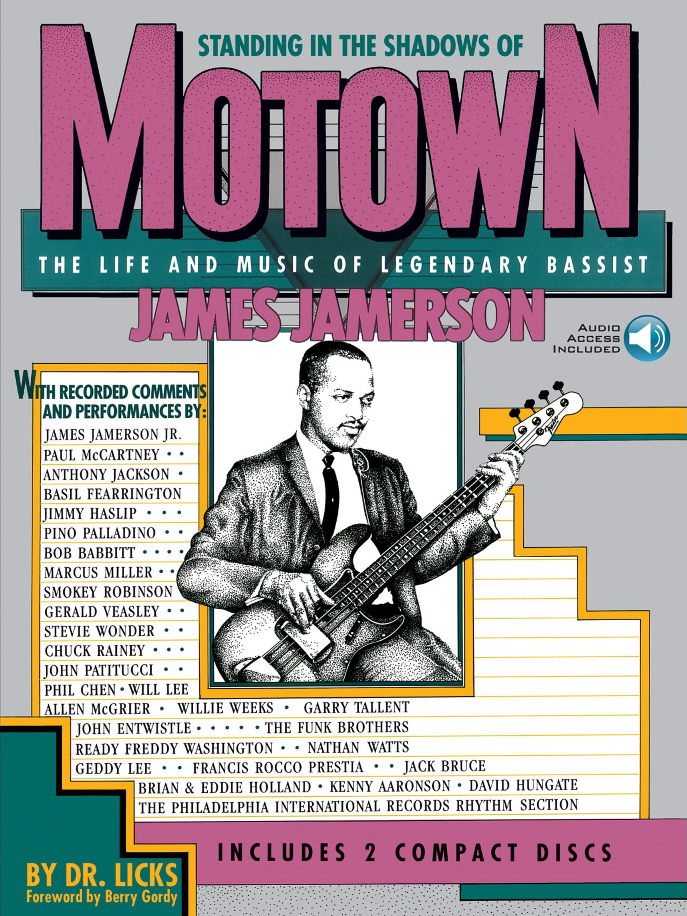 Hal Leonard Jamerson - Shadows of Motown Book and CD