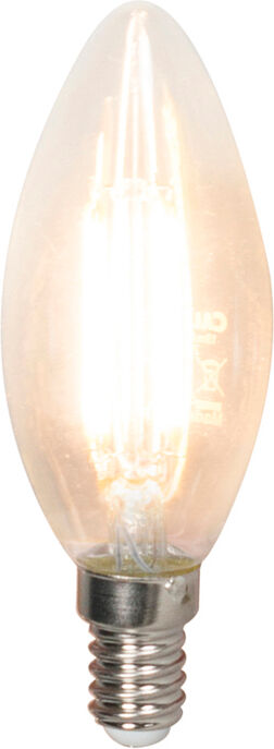 Calex Set of 10 E14 LED B35 Candle Clear Filament 3.5W 350LM 2700K Dimmable Calex Set of 10 E14 LED B35 Candle Clear Filament 3.5W 350LM 2700K Dimmable