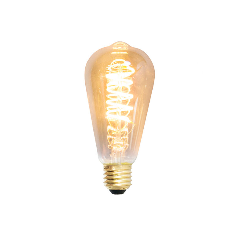 Calex E27 LED ST64 Spiral Filament 4W 200LM 2100K Dimmable