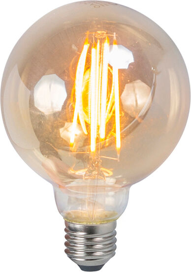LUEDD E27 LED G95 Smoke Filament 5W 450LM 2200K Dimmable LUEDD E27 LED G95 Smoke Filament 5W 450LM 2200K Dimmable