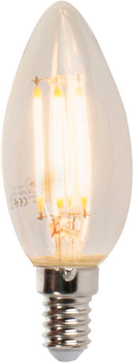 LUEDD Set of 5 E14 LED Clear Filament Candle B35 5W 470LM 2700K Dimmable LUEDD Set of 5 E14 LED Clear Filament Candle B35 5W 470LM 2700K Dimmable