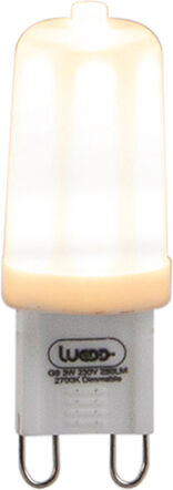 LUEDD Set of 2 G9 dimmable LED lamps 3W 280 lm 2700K LUEDD Set of 2 G9 dimmable LED lamps 3W 280 lm 2700K