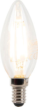 LUEDD E14 LED B35 Candle Clear Filament 3W 300LM 2700K Dimmable LUEDD E14 LED B35 Candle Clear Filament 3W 300LM 2700K Dimmable