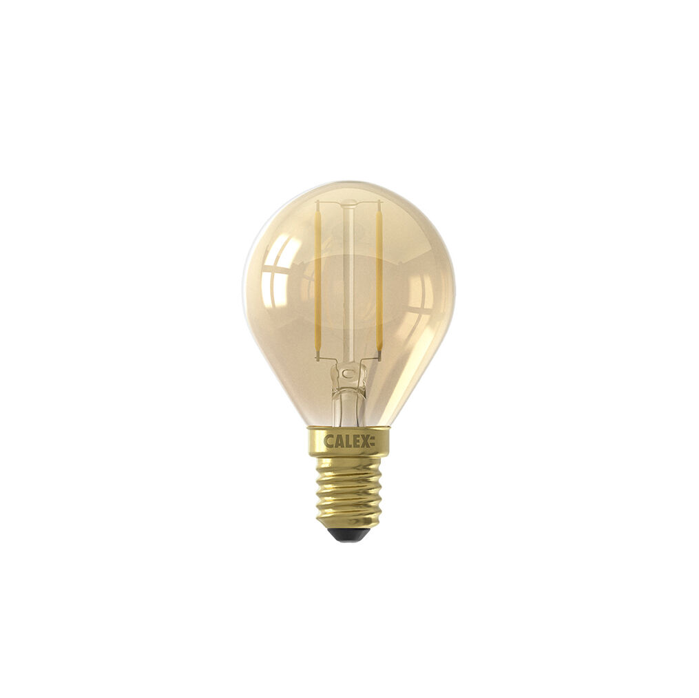 Calex E27 LED filament lamp P45 goldline 2W 130 lm 2100K