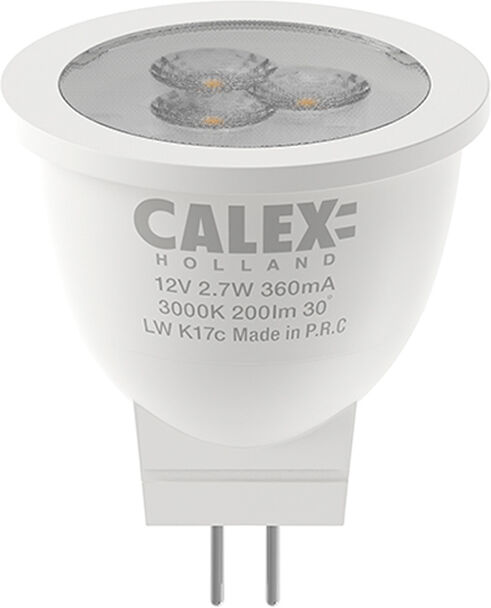 Calex G4 LED lamp MR11 2,7W 230 lm 3000K 12V Calex G4 LED lamp MR11 2,7W 230 lm 3000K 12V