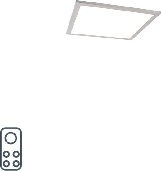 QAZQA Modern LED-paneel 40 cm incl. LED en dimmer - Liv QAZQA Modern LED-paneel 40 cm incl. LED en dimmer - Liv