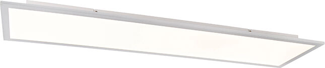 QAZQA Modern LED-paneel staal incl. LED 120 cm - Liv